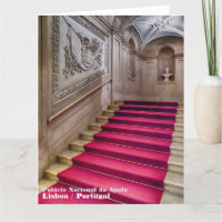 Edle Treppe. Ajuda National Palace, Lissabon.