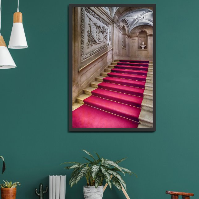 Edle Treppe. Ajuda National Palace, Lissabon. Poster (Von Creator hochgeladen)
