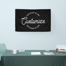 Edler stilvoller kursiver und moderner kreisförmig banner
