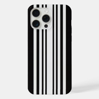 Edles und luxuriöses Schwarzweißmuster iPhone 15 Pro Max Hülle