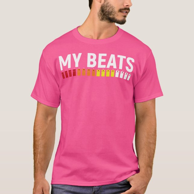 Edm 808 My Beats - Roland Drum Machine T-Shirt (Vorderseite)