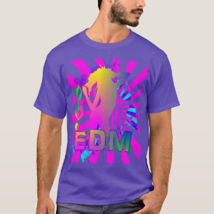 EDM Electronic Dance Music Colorful Graphic T-Shirt