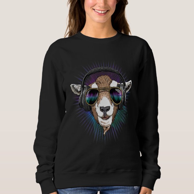 EDM House Music DJs Goat Music  Music Artist Farme Sweatshirt (Vorderseite)
