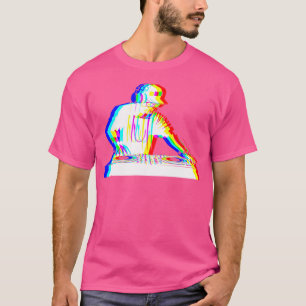 Edm Musik Trippy House Deejay Dj Vaporwave Techno T-Shirt