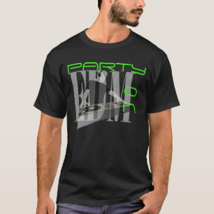 EDM NEON GRÜNE PARTY LOS T-Shirt