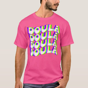 Edm optische Täuschung Trippy Groovy Doula Hebamme T-Shirt