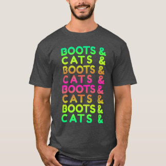 Edm Rave Boots And Cats Gift boy gift T-Shirt