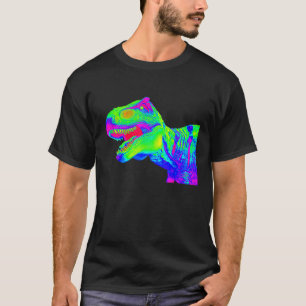 EDM T Rex Tyrannosaurus Rex Rainbow Rave Dinosauri T-Shirt