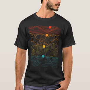 Edm Techno Sun Moon Music Festival Party Dancing D T-Shirt