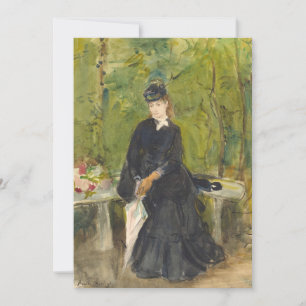Edma sitzt im Park   Berthe Morisot