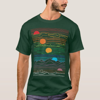 EDMechno Sun Moon Design Dance Rave Music Festival T-Shirt