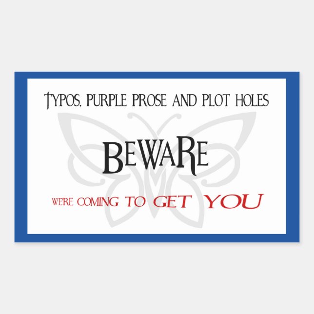 EdMo Beware Aufkleber (Vorderseite)