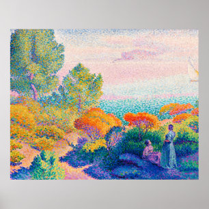 Edmond Cross, Zwei Frauen am Ufer, Poster