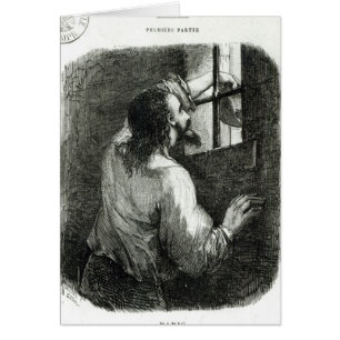 Edmond Dantes eingesperrt im Chateau d'If