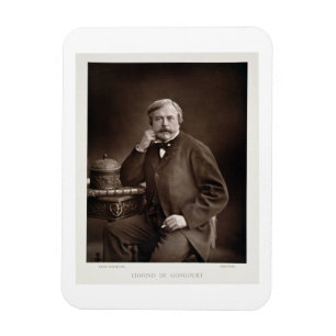 Edmond de Goncourt (1822-96) von 'Galerie Contemp Magnet