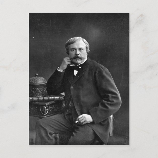 Edmond de Goncourt Postkarte (Vorderseite)