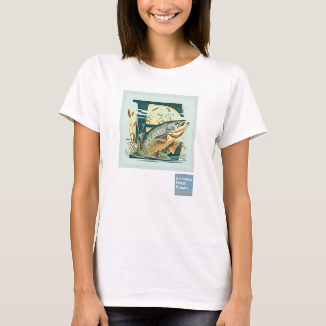 Edmonds Marsh SALMON T - Shirt 2 (Vorderseite)