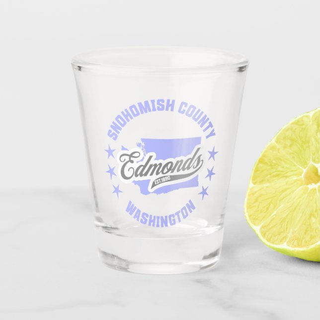 Edmonds, Washington Schnapsglas (Vorderseite)
