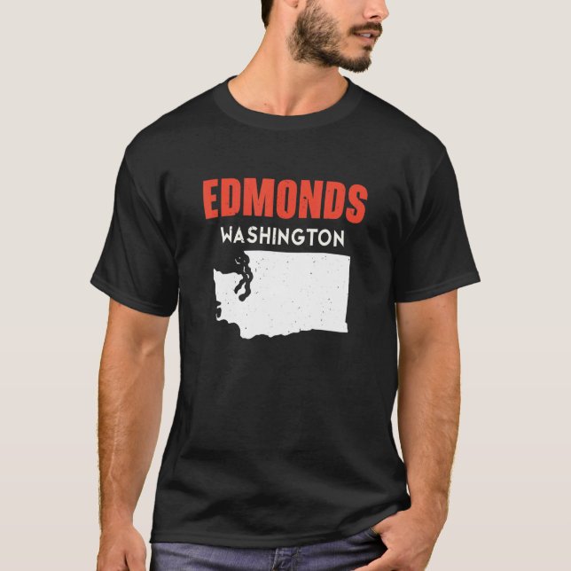 Edmonds Washington USA State America Travel Washin T-Shirt (Vorderseite)