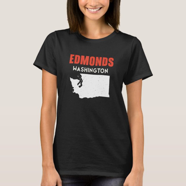 Edmonds Washington USA State America Travel Washin T-Shirt (Vorderseite)