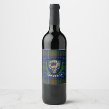 Edmonstone schottischer Clan-Tartan und -Wappen