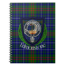 Edmonstone schottischer Clan Tartan & Wappen