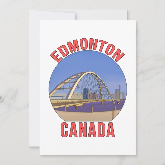 Edmonton Alberta Kanada Einladung (Vorderseite)