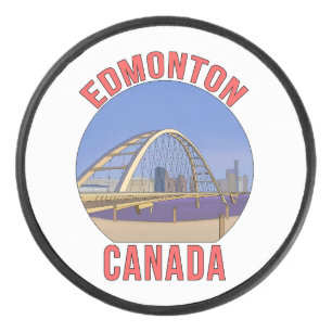 Edmonton Alberta Kanada Eishockey Puck