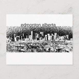 Edmonton Alberta Postkarte