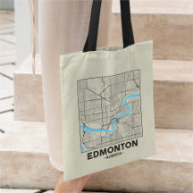 Edmonton, Alberta Stadtplan-Tasche