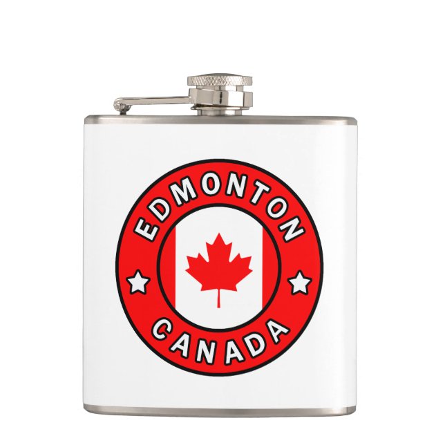 Edmonton Canada Flachmann (Vorderseite)