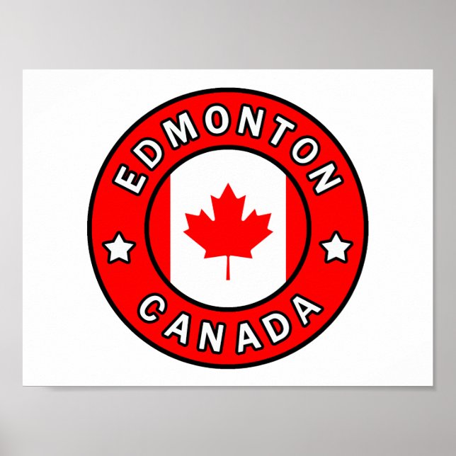 Edmonton Canada Poster (Vorne)