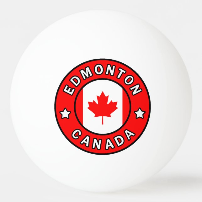 Edmonton Canada Tischtennisball (Vorderseite)