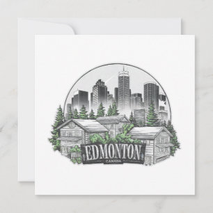 Edmonton City Canada Einladung