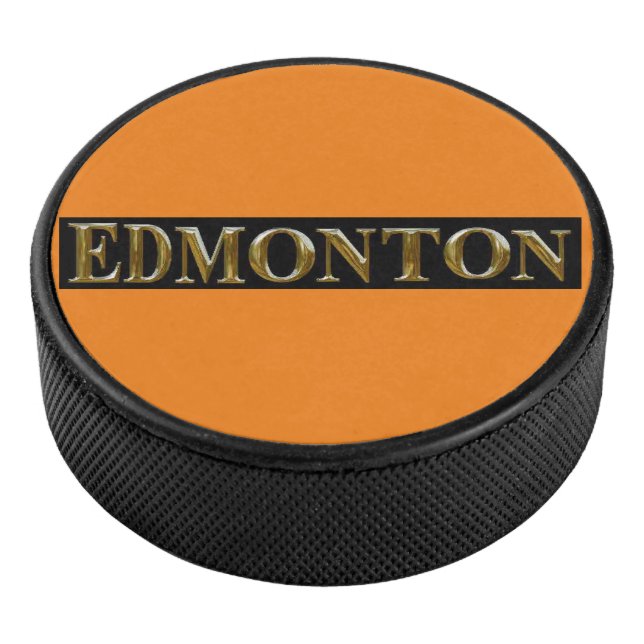 EDMONTON HOCKEY PUCK (3/4)