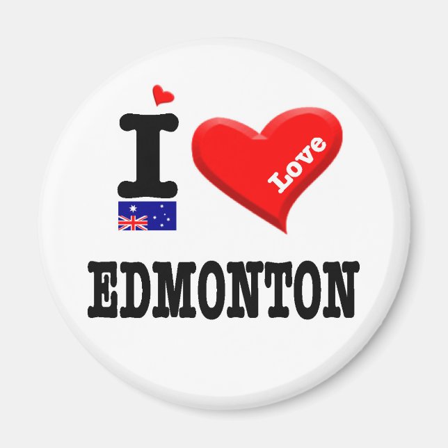 EDMONTON - I-Liebe Magnet (Vorne)