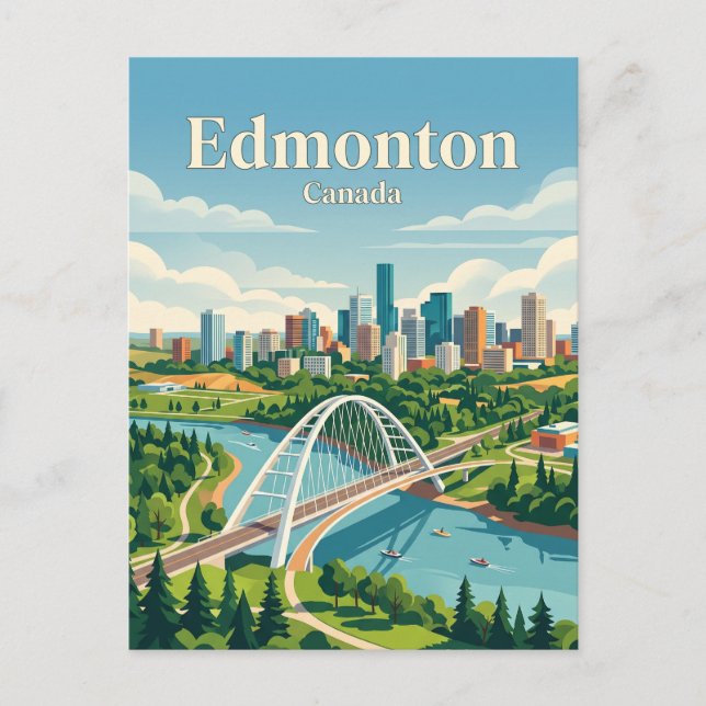 Edmonton, Kanada Postkarte (Vorderseite)