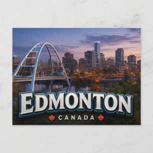 Edmonton Kanada River Valley Alberta Reise 🏙️ Postkarte