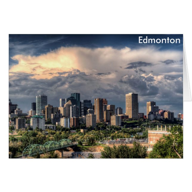 Edmonton, kanadische Skyline (Vorderseite (Horizontal))