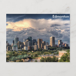 Edmonton, kanadische Skyline Postkarte