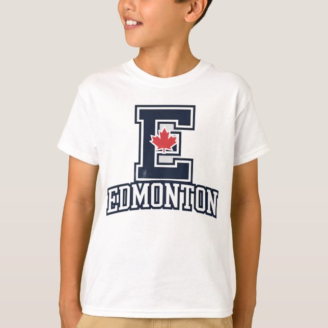 Edmonton Maple Leaf Grafik T-Shirt  (Vorderseite)
