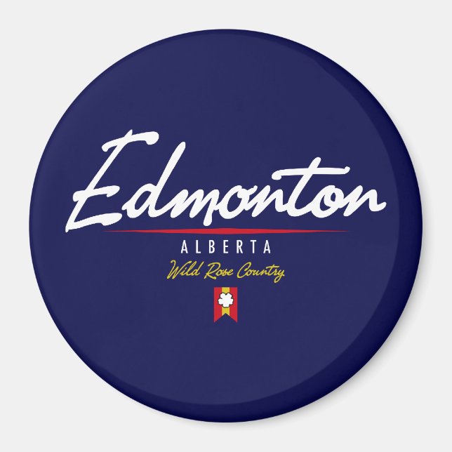 Edmonton Script Magnet (Vorne)