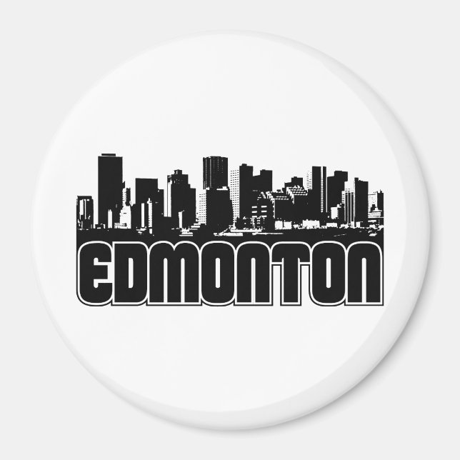 Edmonton Skyline Magnet (Vorne)