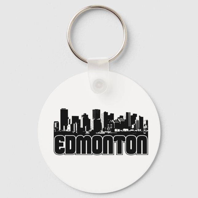 Edmonton Skyline Schlüsselanhänger (Vorderseite)