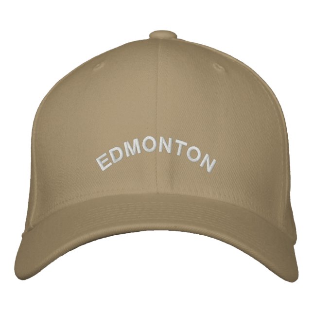 Edmonton Souvenir Baseball Cap bestickte Cap Baseballkappe (Vorderseite)