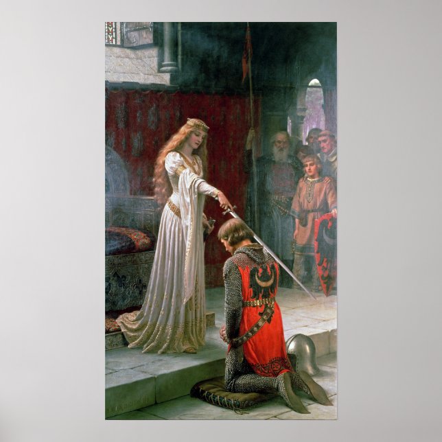 Edmund Blair Leighton Accolade Poster (Vorne)