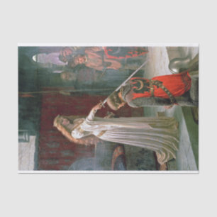Edmund Blair Leighton Accolade Seidenpapier