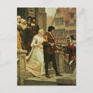 Edmund Blair Leighton - Anruf zur Waffenpostkarte Postkarte