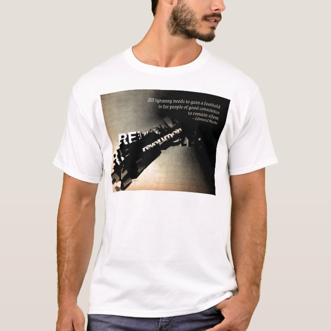 Edmund-Burg-Zitat T-Shirt (Vorderseite)