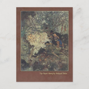 Edmund Dulac Illustration from The Snow Queen Postkarte